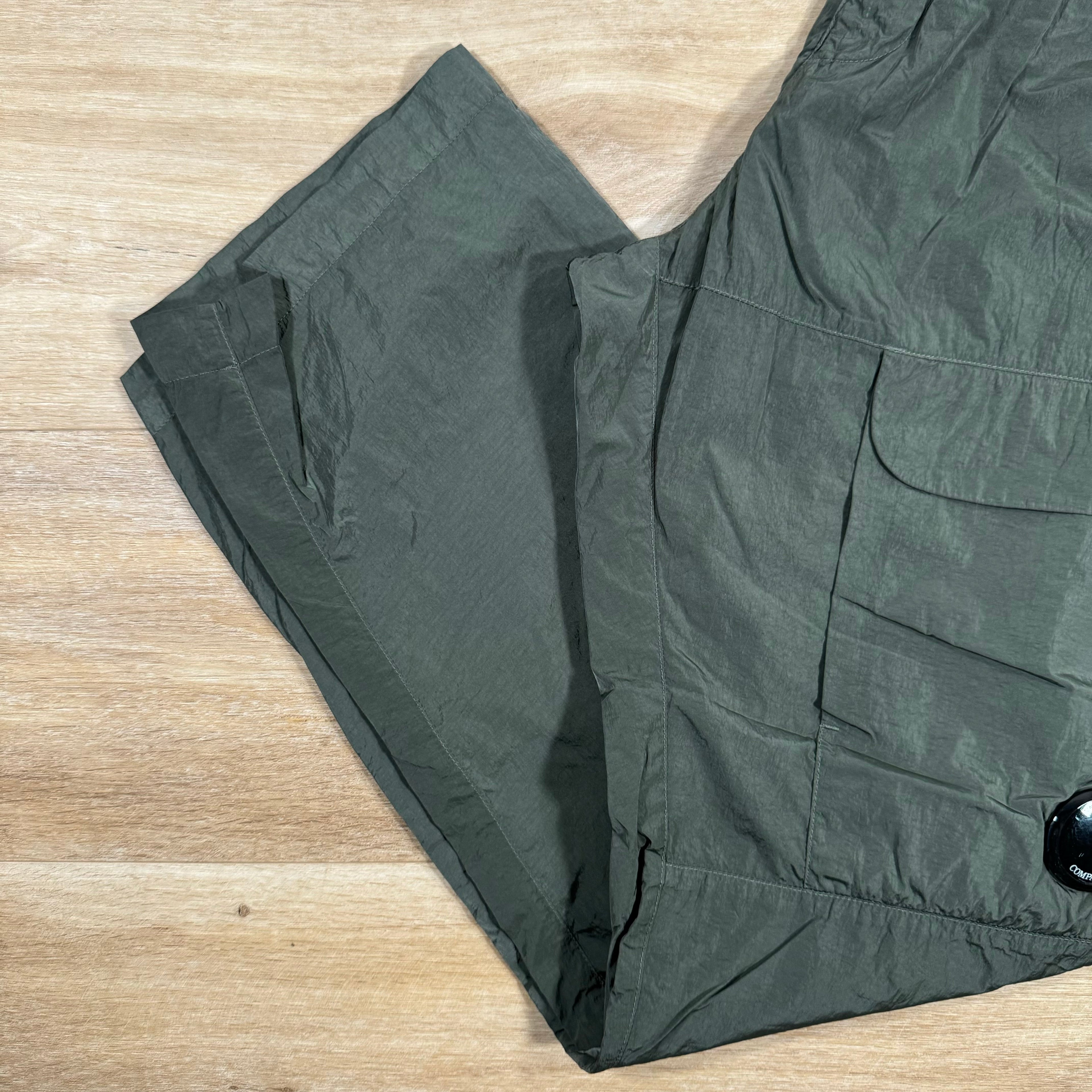 CP Company Chrome-R Loose Cargo Pants in Grape Leaf