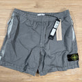 Stone Island Nylon Metal Bermuda Shorts in Pearl Grey
