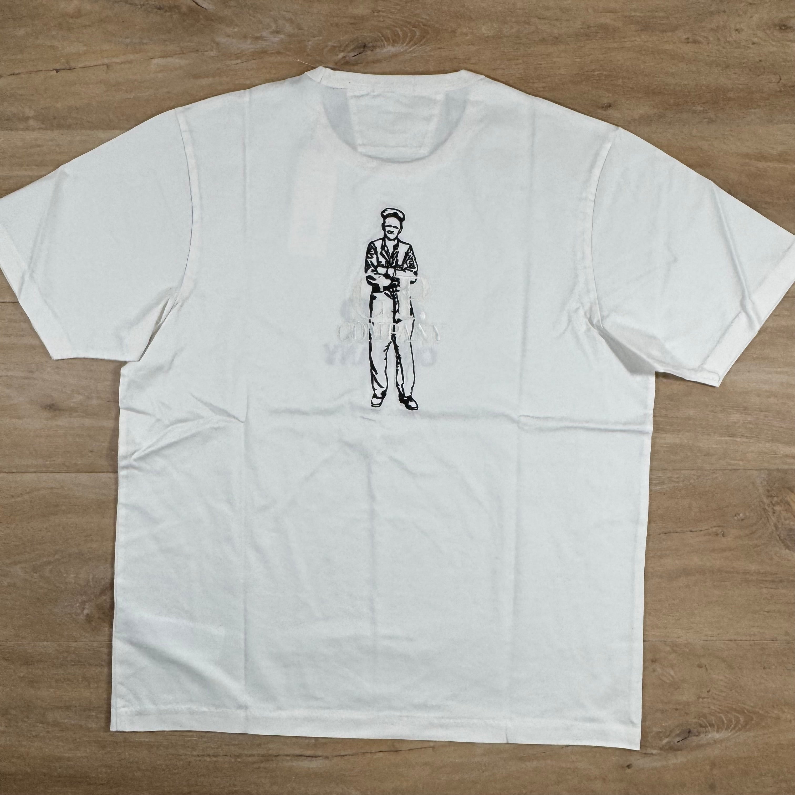 CP Company 30/2 Mercerized Jersey Twisted British Sailor T-Shirt in White