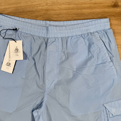 CP Company Chrome-R Cargo Shorts in Cerulean - Light Blue