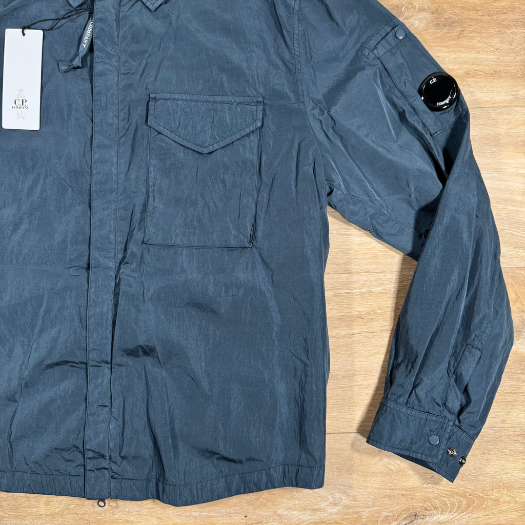 CP Company Chrome-R Lens Overshirt in India Ink