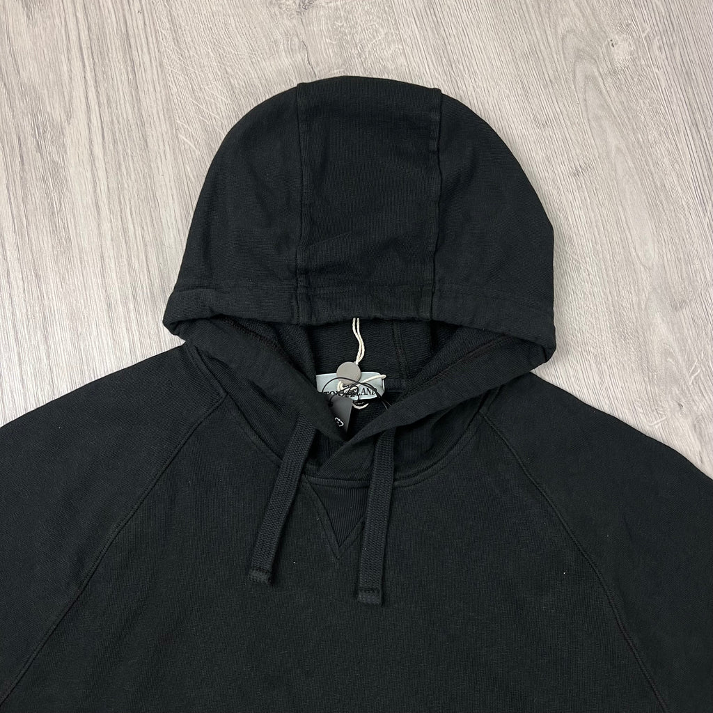 Stone Island Dyed Hoodie - Black