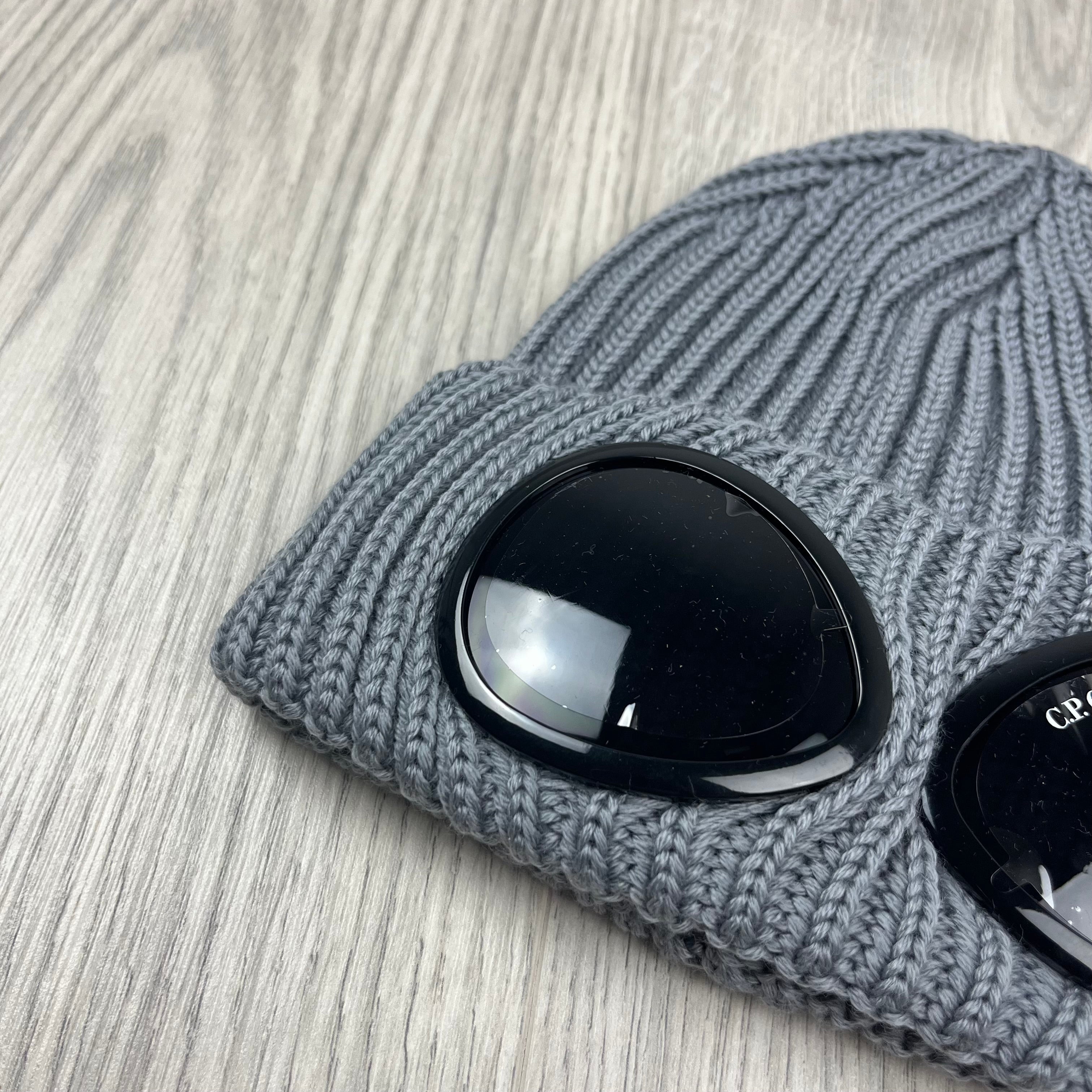 CP Company Goggle Beanie - Griffin Grey