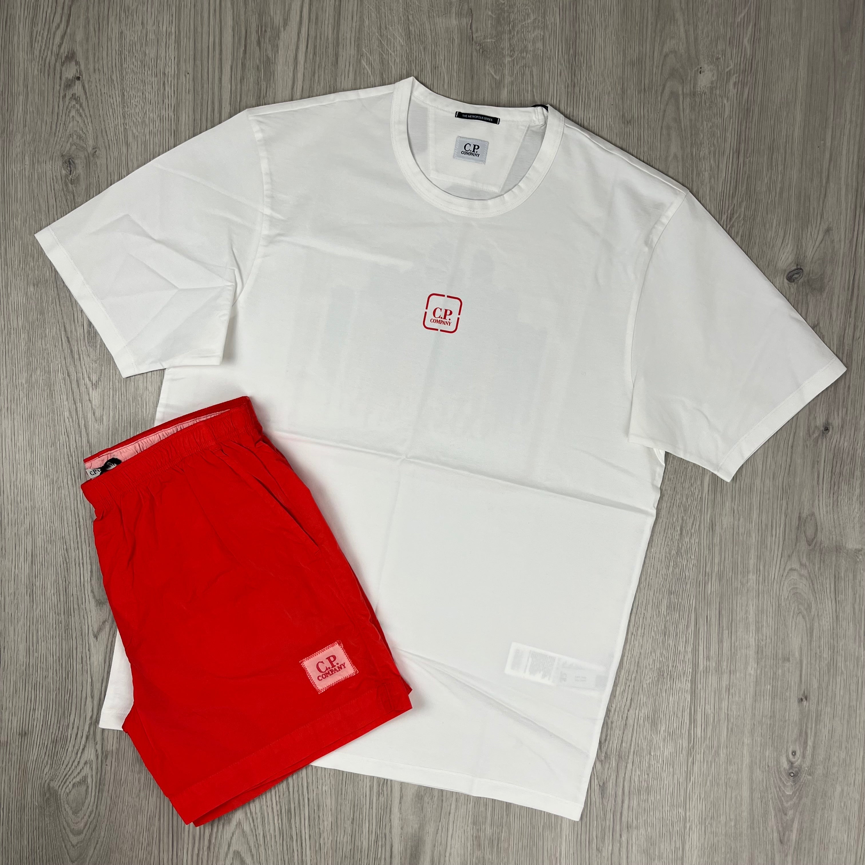 CP Company Holiday Set - White/Poinciana