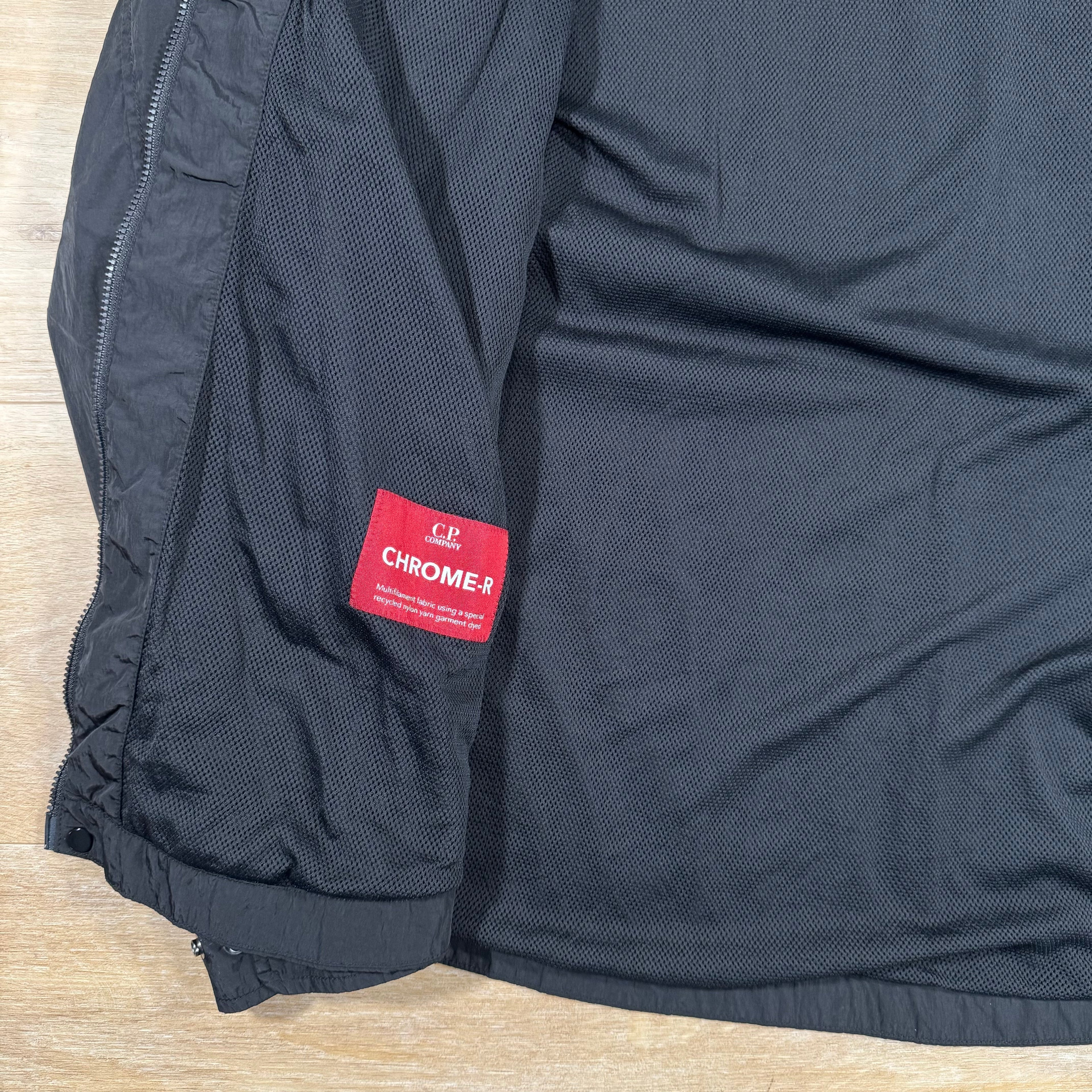 CP Company Chrome-R Lens Overshirt in Black