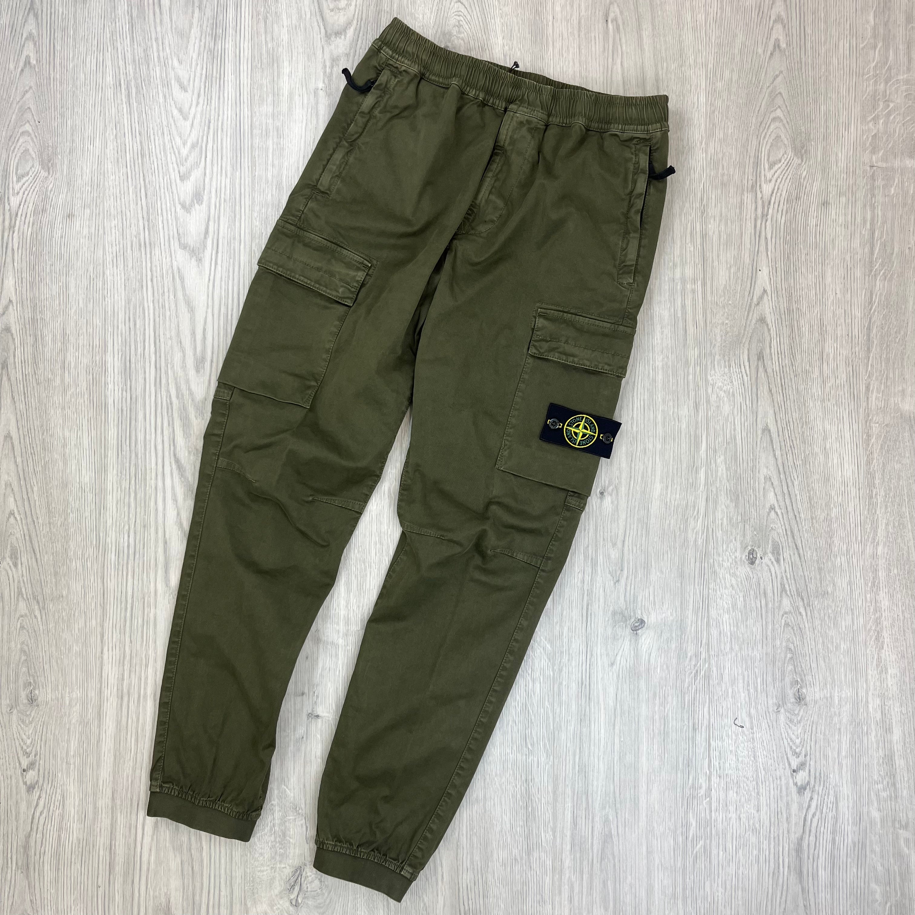 Stone Island Cargo Trousers - Military