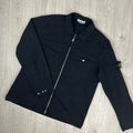 Stone Island Zip Overshirt - Black