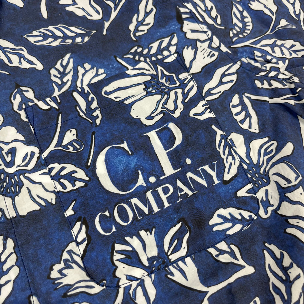 CP Company Floral Shirt - Blue