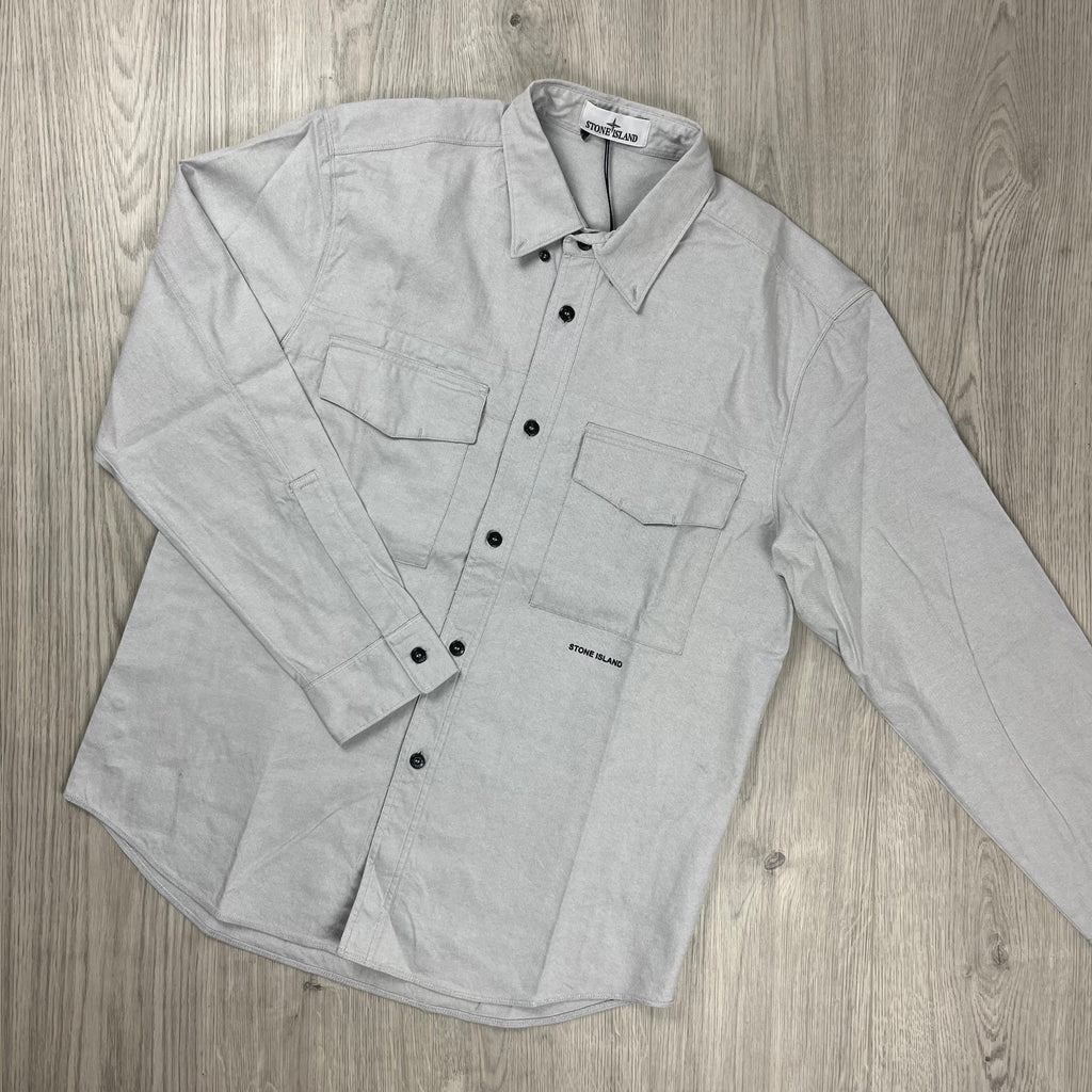 Stone Island Button Shirt - Grey