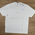 CP Company Metropolis Series Printed Logo T-Shirt in Gauze White