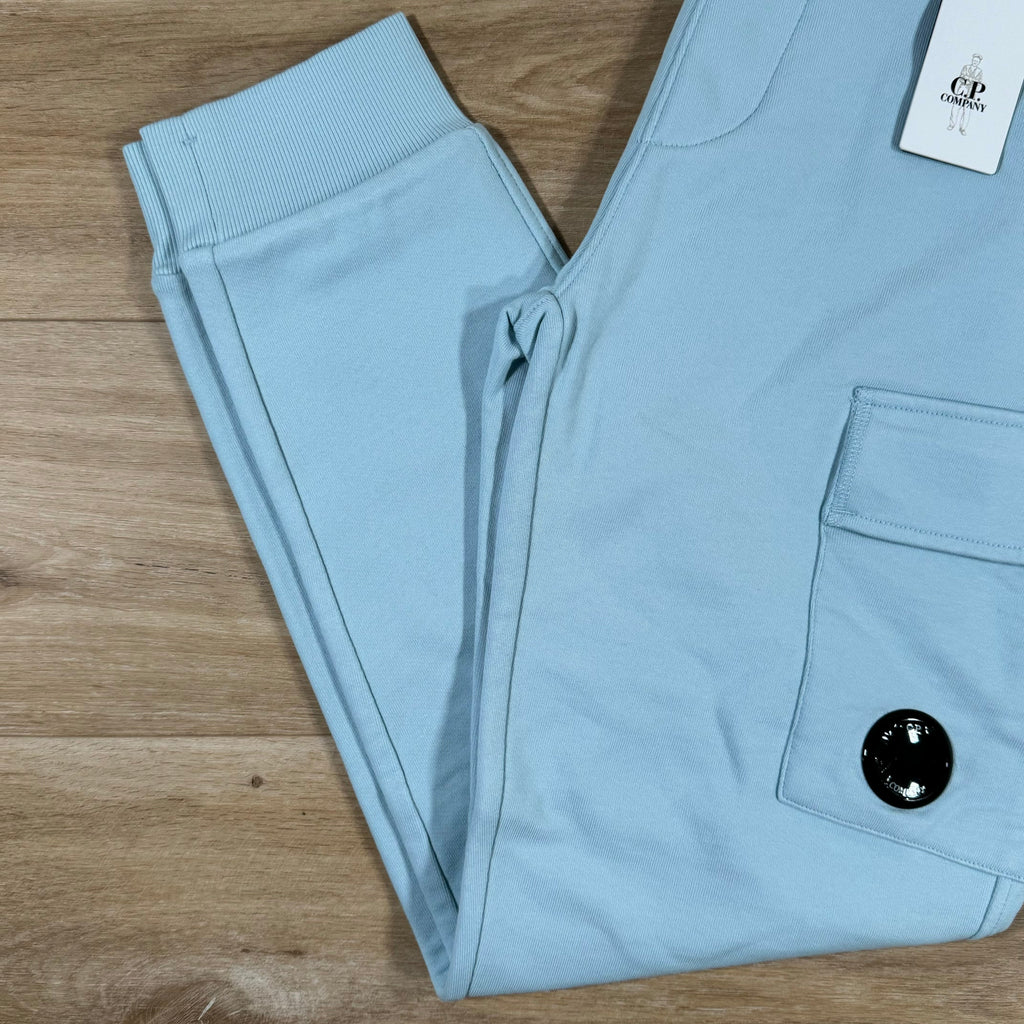 CP Company Diagonal Raised Sweatpants in Starlight Blue