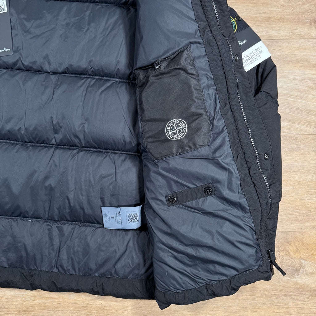 Stone Island Nylon Metal Down Jacket in Black