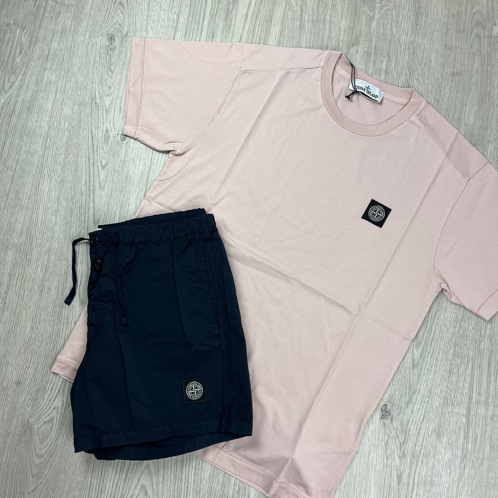 Stone Island Holiday Set - Rose/Navy