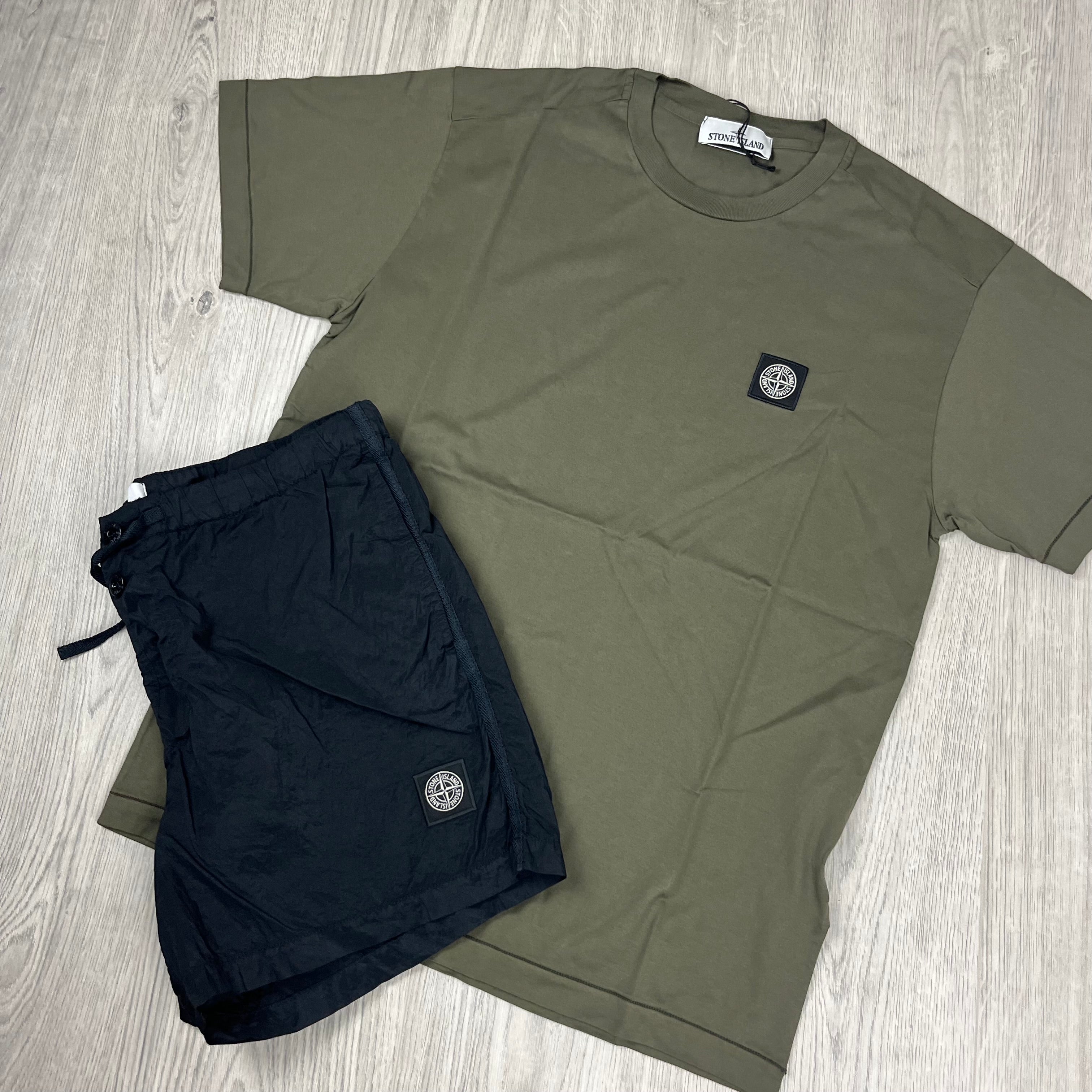 Stone Island Holiday Set - Olive/Black