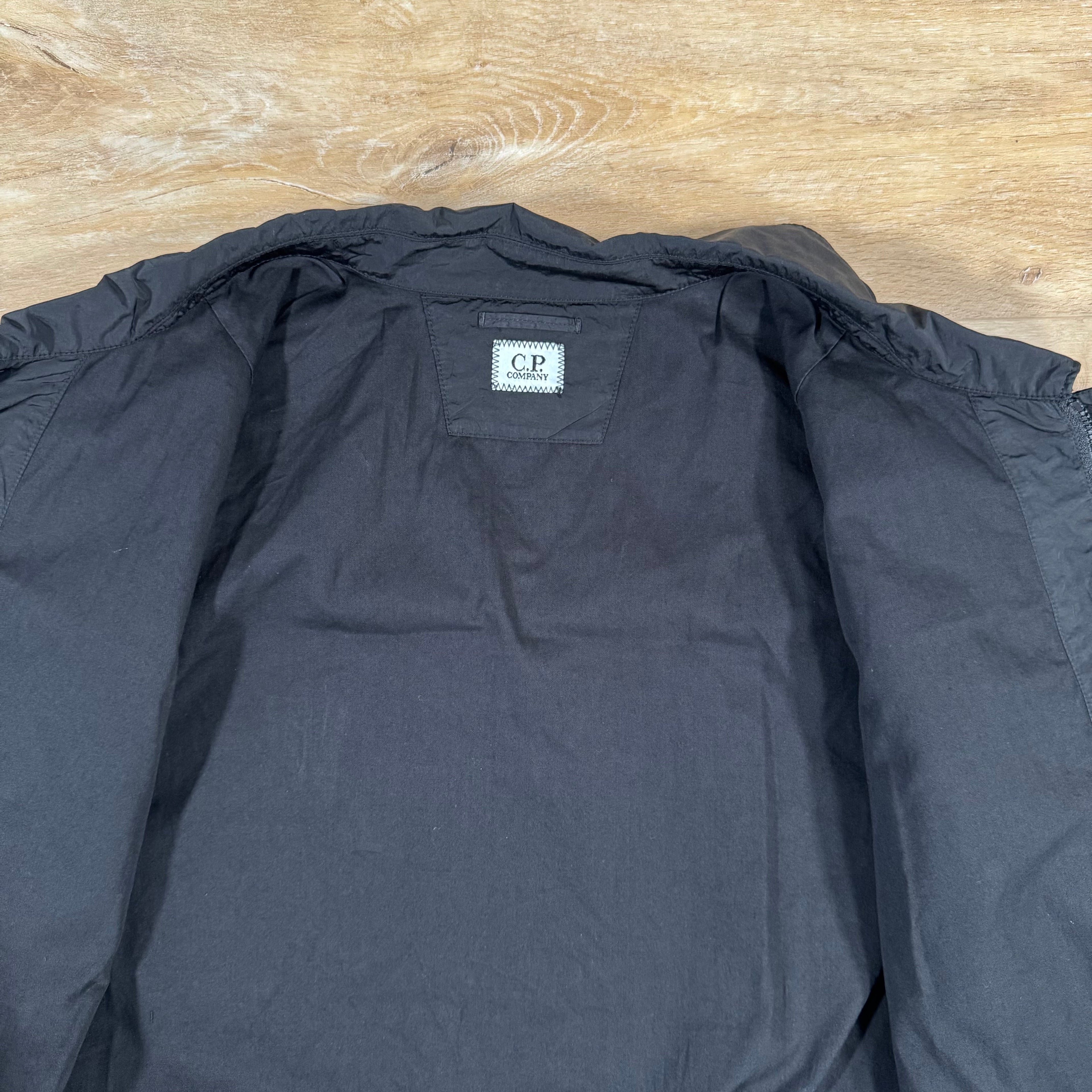 CP Company Chrome-R Lens Overshirt in Black