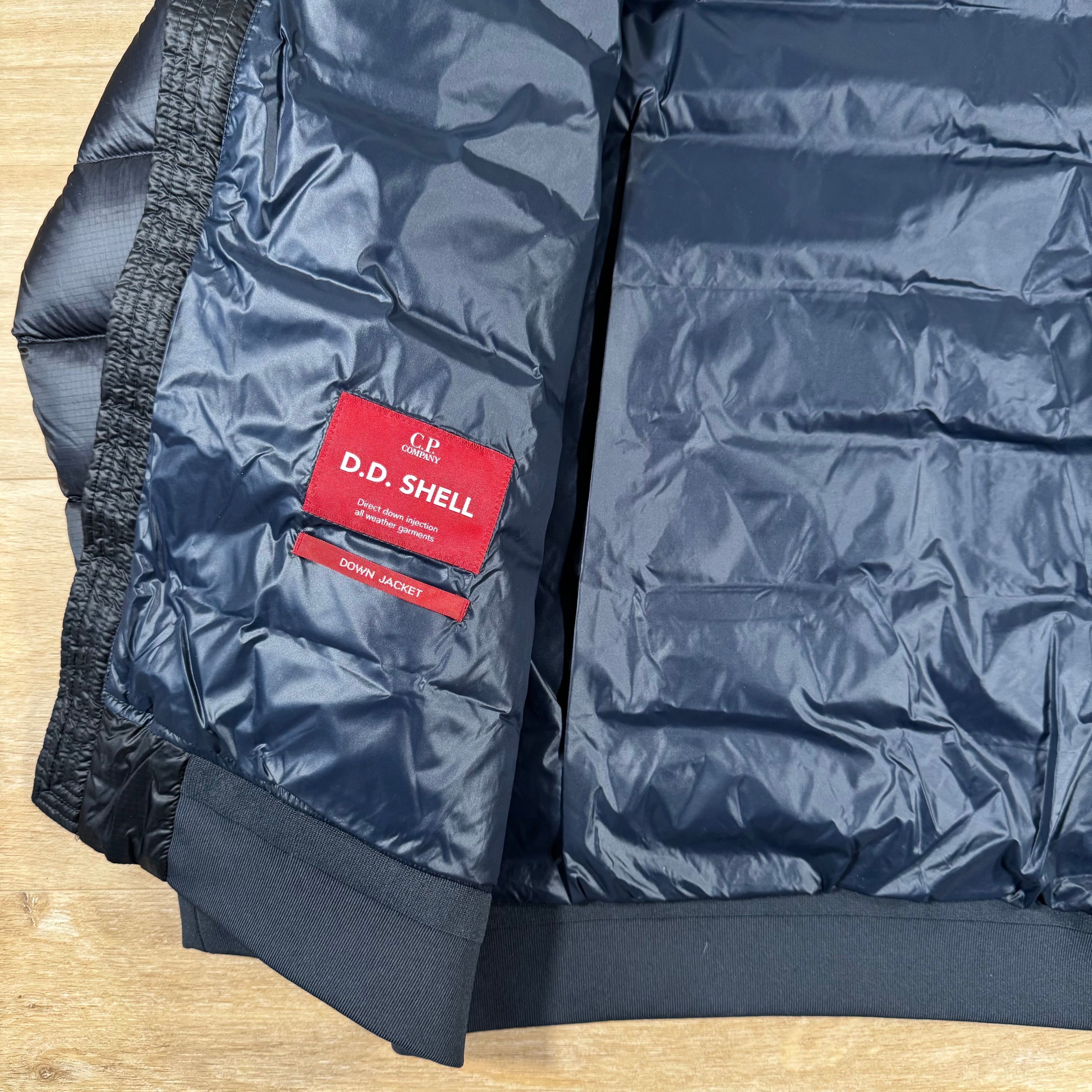 CP Company DD Shell Lens Down Jacket in Navy