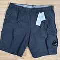 CP Company Flatt Nylon Cargo Lens Swim Shorts in Black