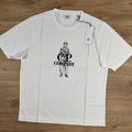 CP Company 1020 British Sailor T-Shirt in Gauze White