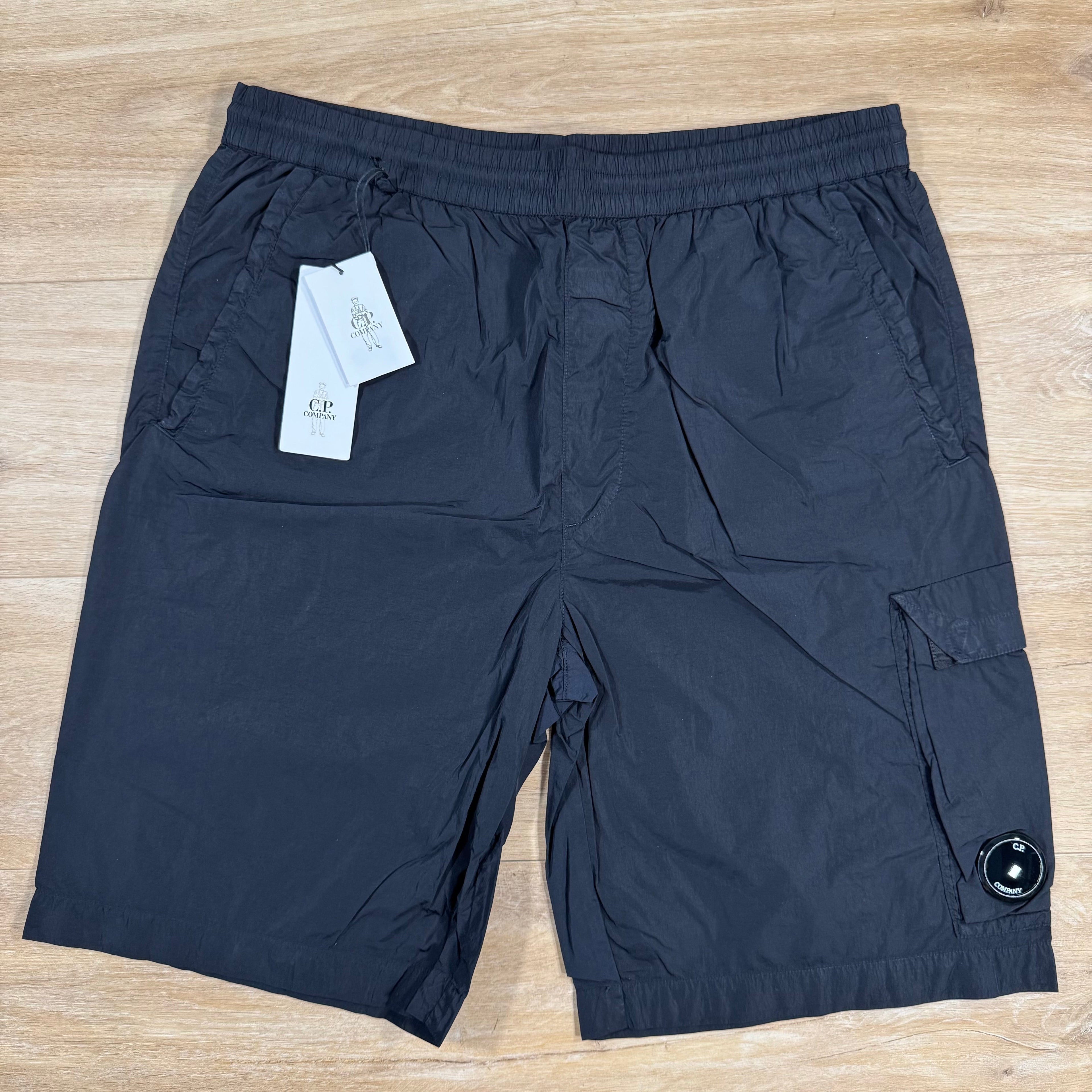 CP Company Chrome-R Cargo Shorts in Navy