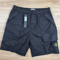 Stone Island Stretch Tela Bermuda Shorts in Black