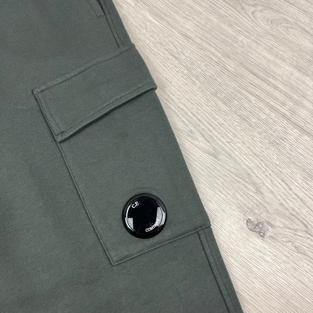 CP Company Raised Fleece Sweatpants - Dark Shadow