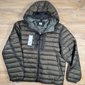 CP Company DD Shell Goggle Down Jacket in Grape Leaf