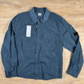 CP Company Chrome-R Lens Overshirt in India Ink