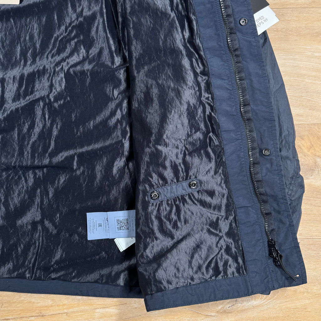Stone Island Crinkle Reps R-NY Jacket in Navy