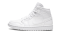 AIR JORDAN 1 MID WMNS "Triple White Patent Leather" BQ6472 111