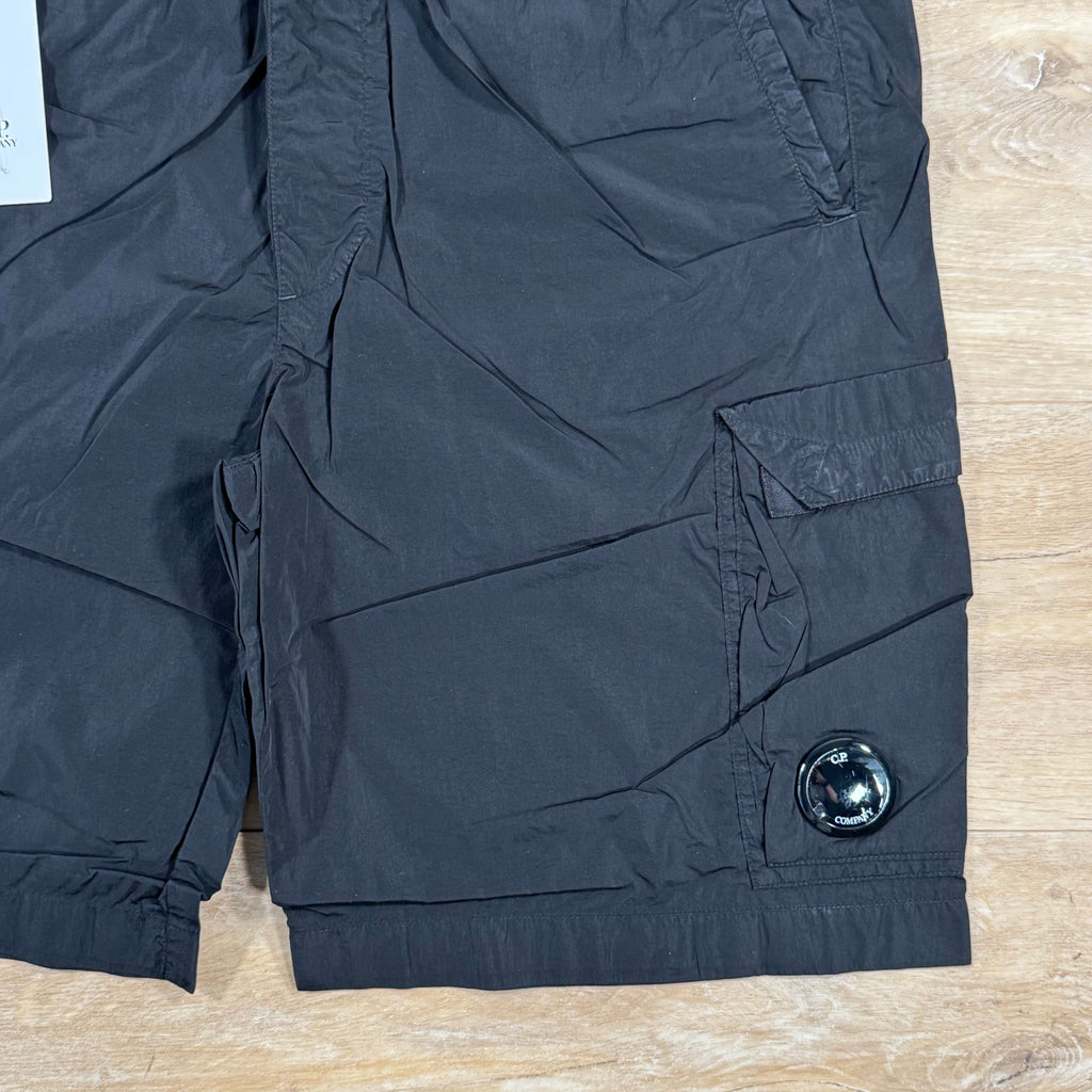 CP Company Chrome-R Cargo Shorts in Black