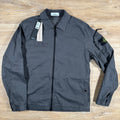 Stone Island Stretch Twill Overshirt in Charcoal Grey