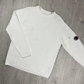 CP Company Chenille Sweatshirt - White