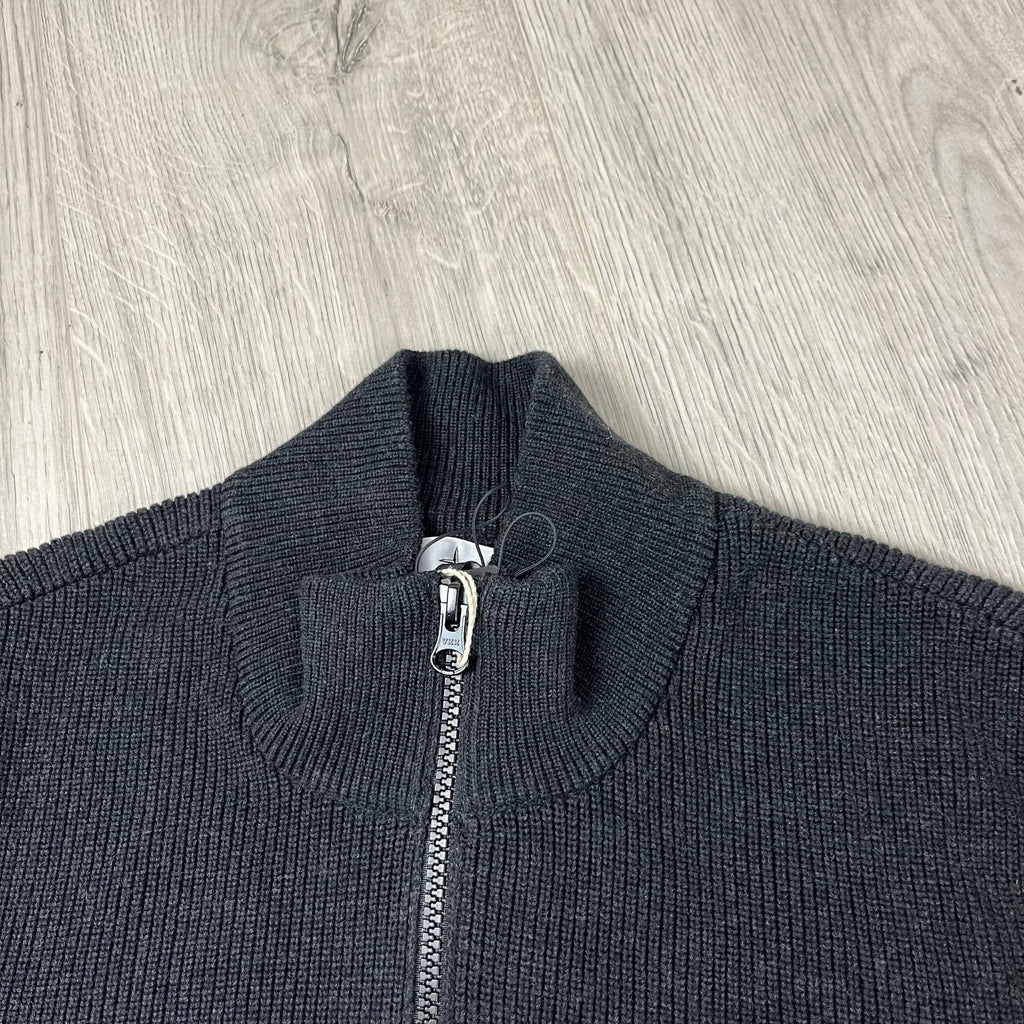 Stone Island Knit Cardigan - Charcoal
