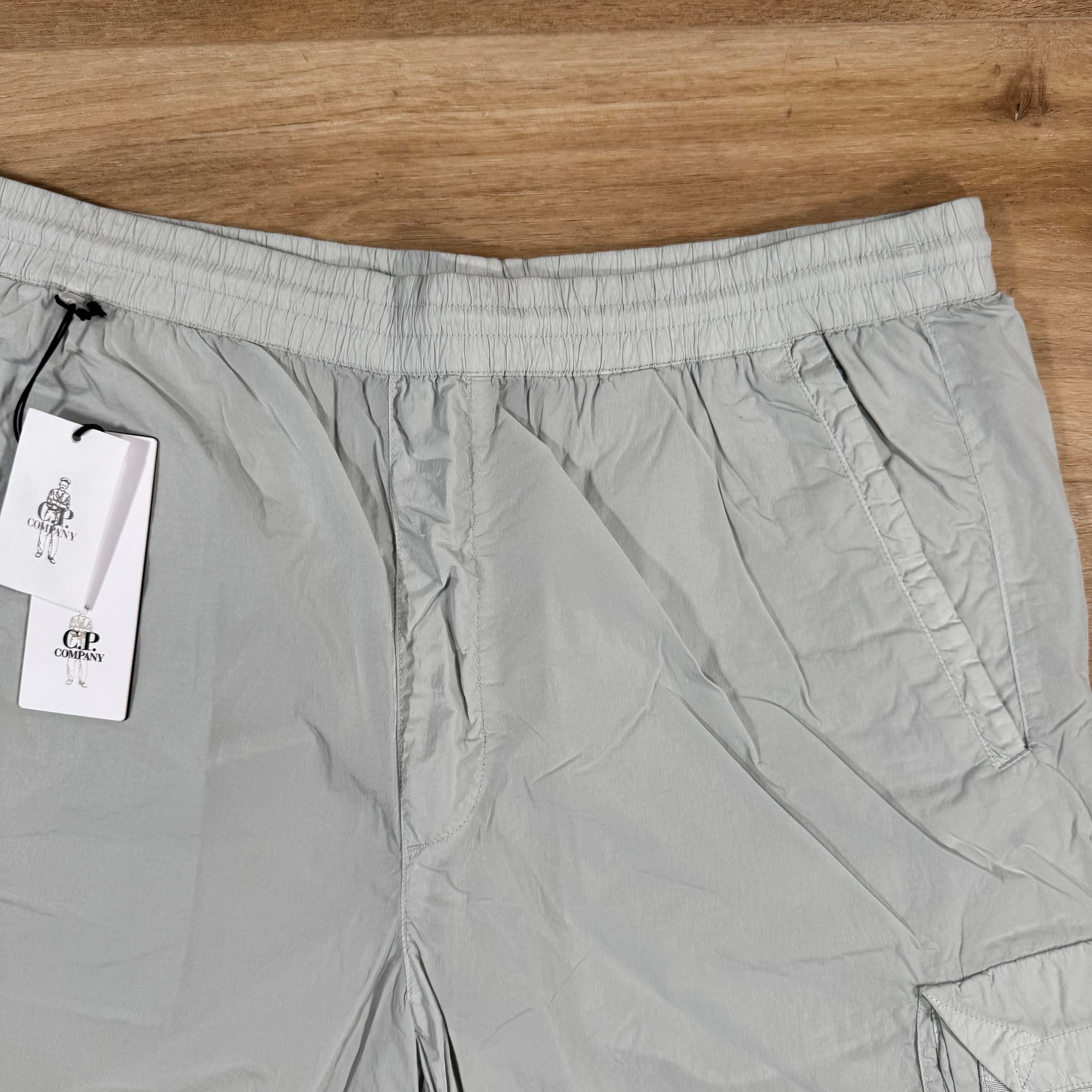 CP Company Chrome-R Cargo Shorts in Blue Fox - Grey