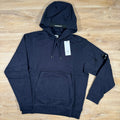 CP Company Diagonal Raised Fleece Lens Hoodie in Navy