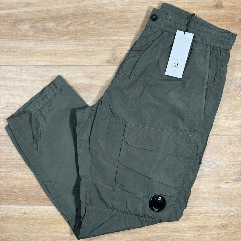 CP Company Chrome-R Loose Cargo Pants in Grape Leaf