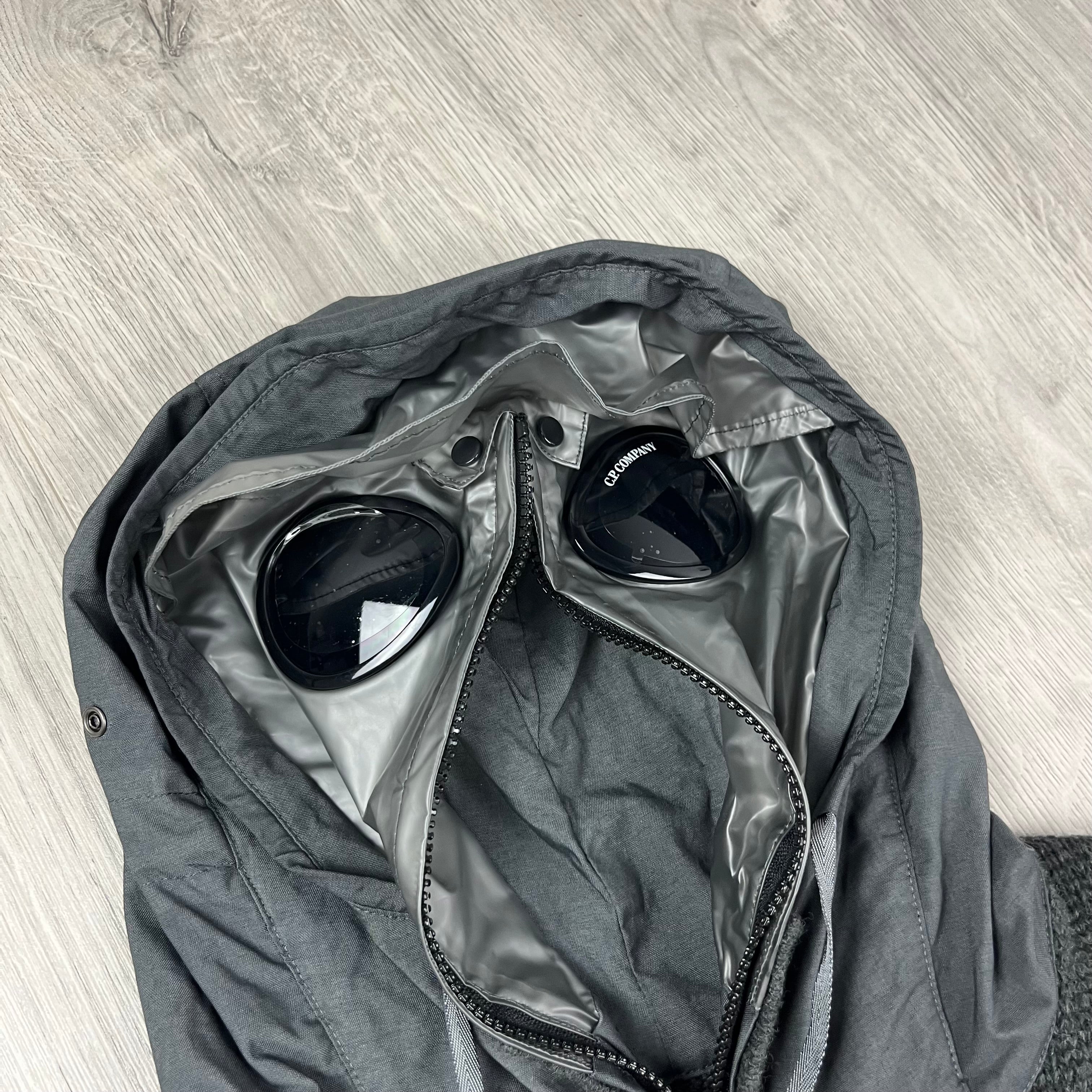 CP Company Knit Explorer Hoodie - Dark Shadow