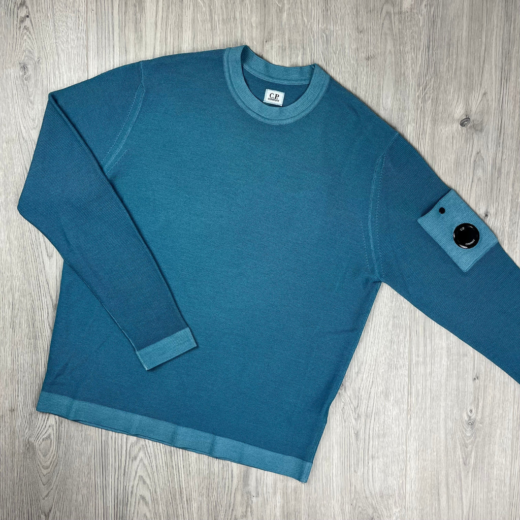 CP Company Knit Sweatshirt - Aegean Blue
