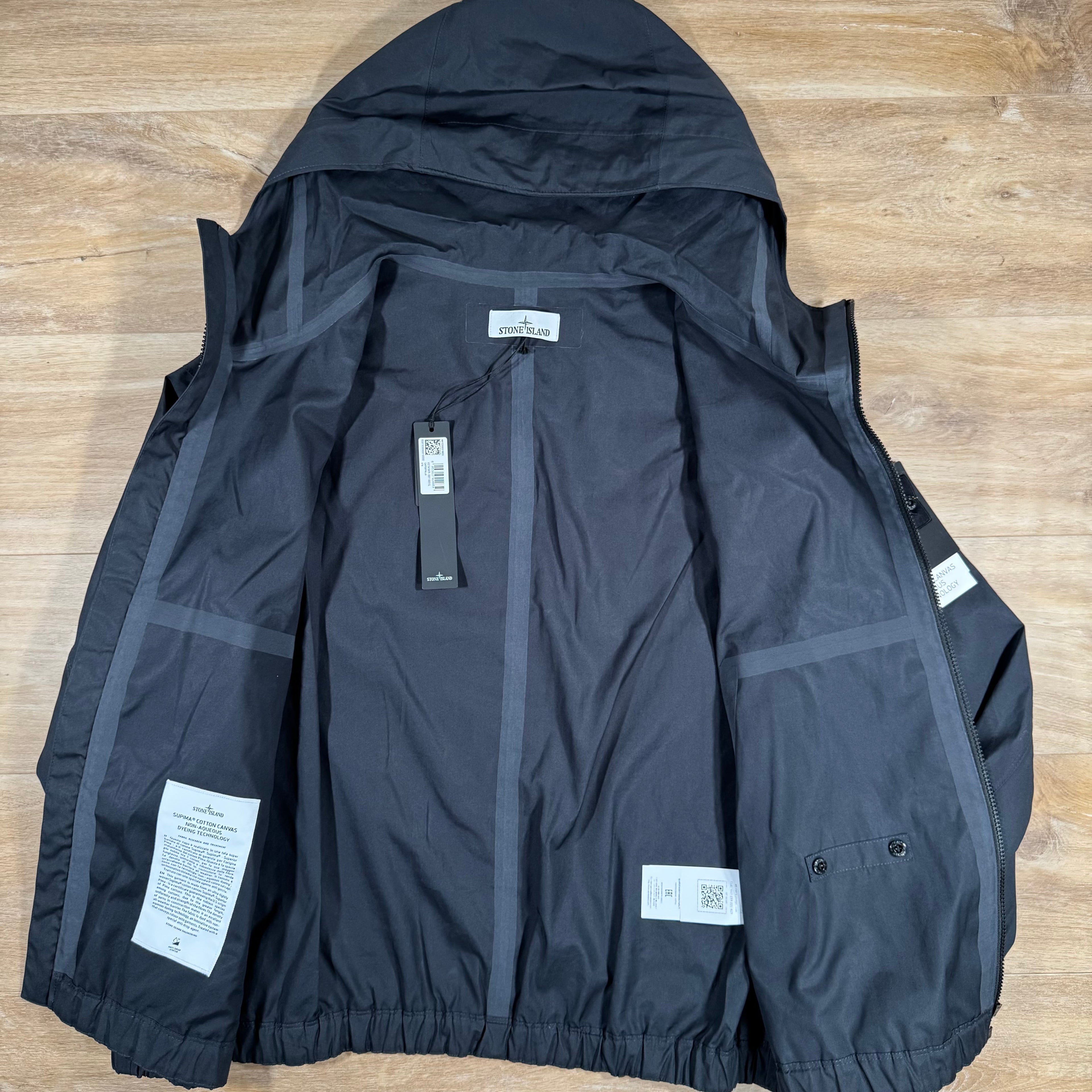 Stone Island Supima Canvas Jacket in Navy