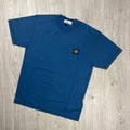 Stone Island Patch T-Shirt - Avio Blue