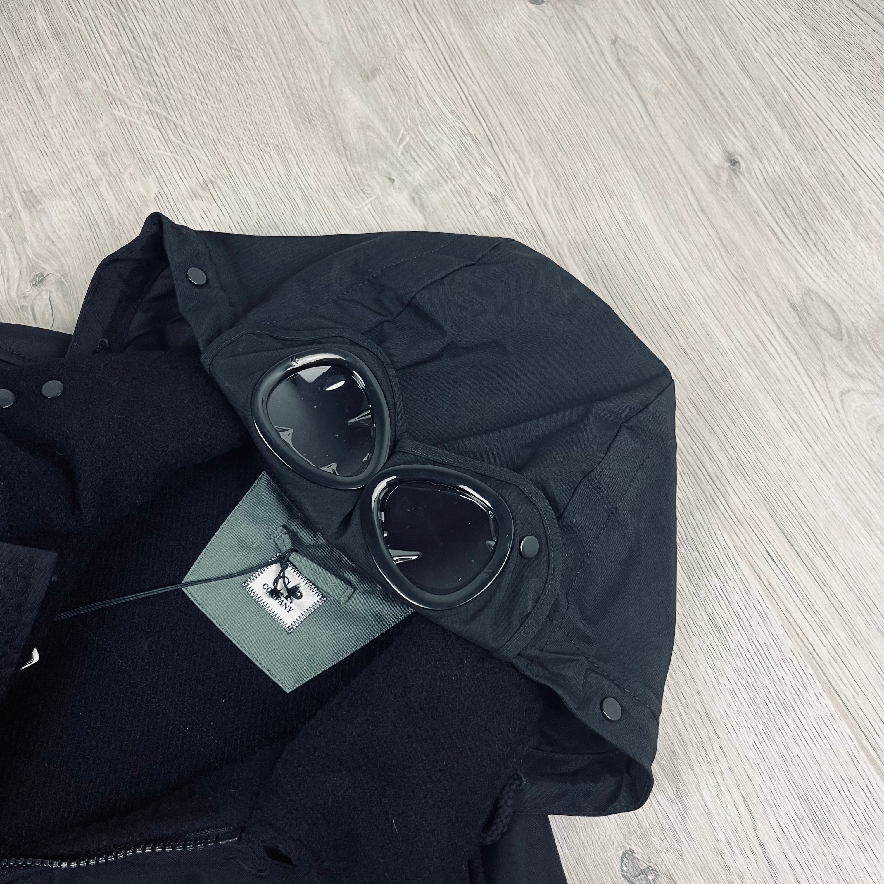 CP Company Duffel Goggle Jacket - Black