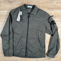 Stone Island Stretch Twill Overshirt in Military Green