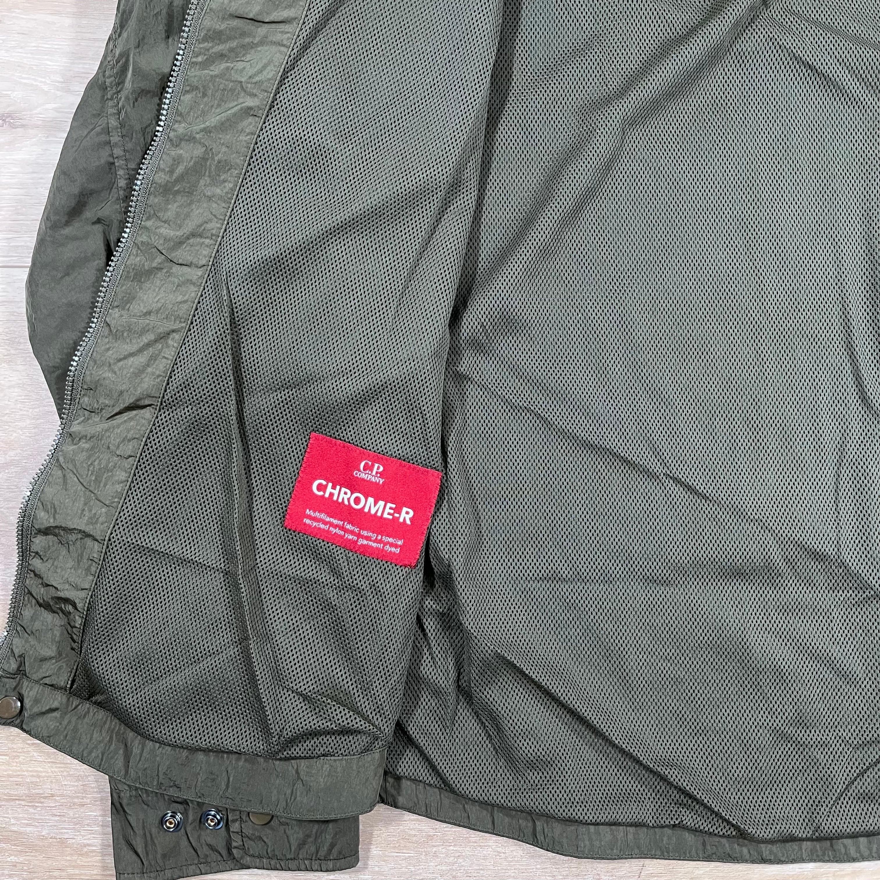 CP Company Chrome-R Lens Overshirt in Ivy Green