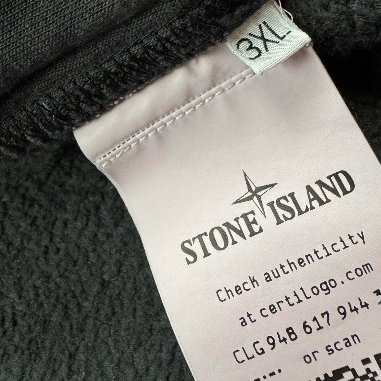 Stone Island Teddy Fleece Jacket A/W 21  Black