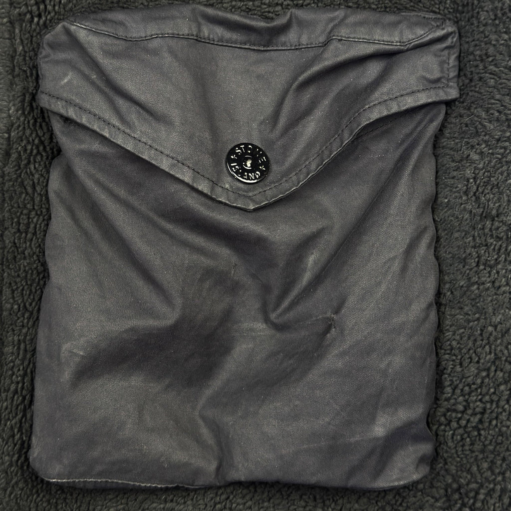 Stone Island Teddy Fleece Jacket A/W 21  Black