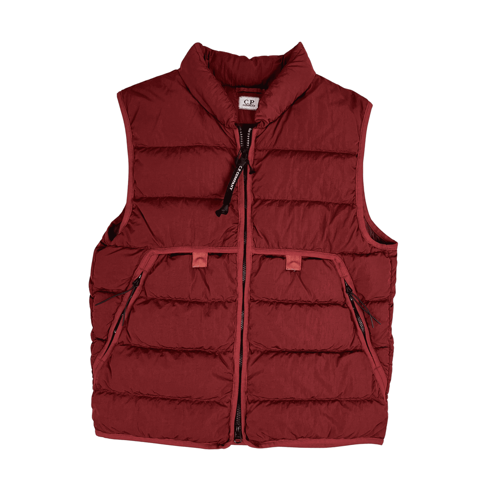 CP Company Chrome-R Lens Gilet - Ketchup
