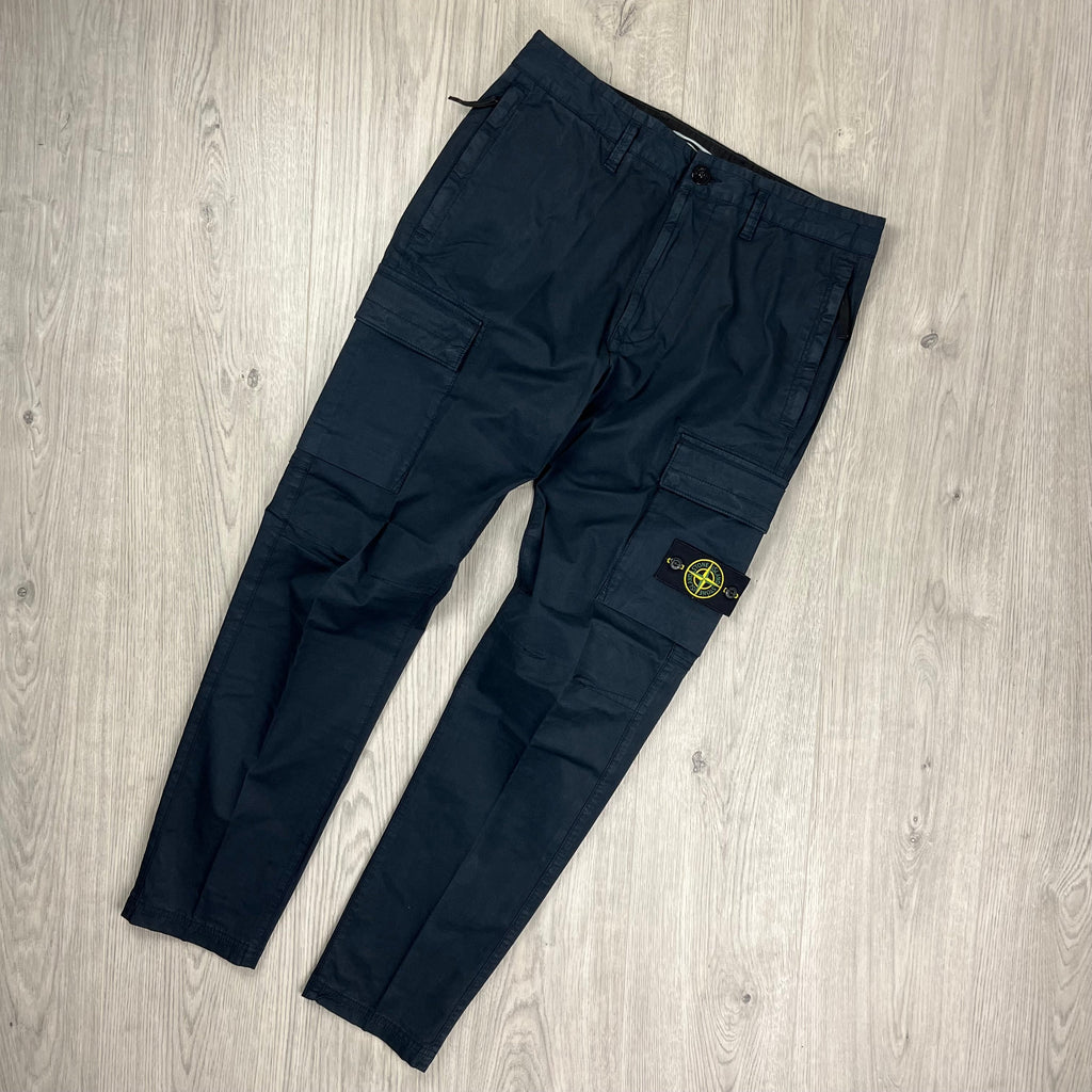 Stone Island Cargo Trousers - Navy