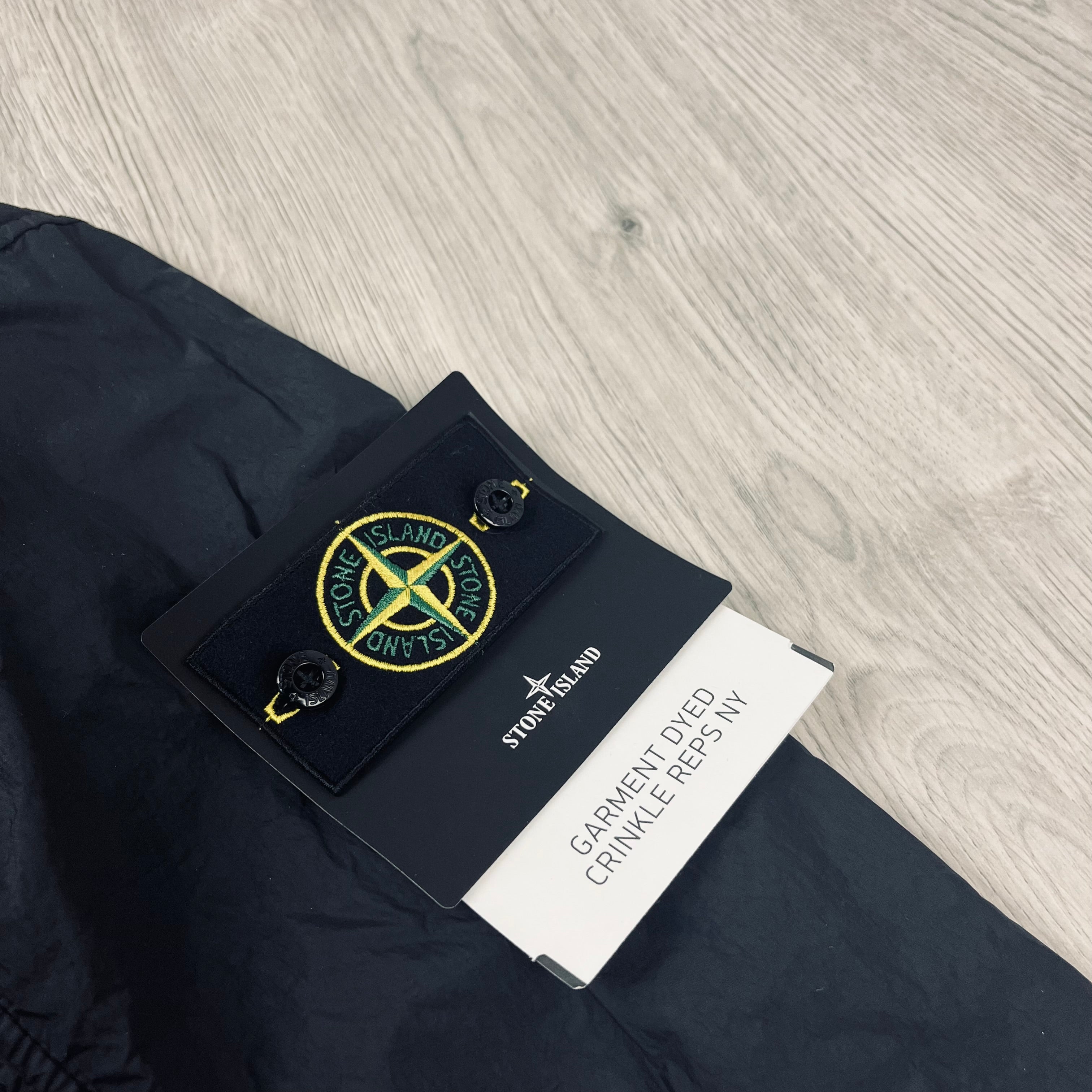 Stone Island Crinkle Reps NY Jacket - Black