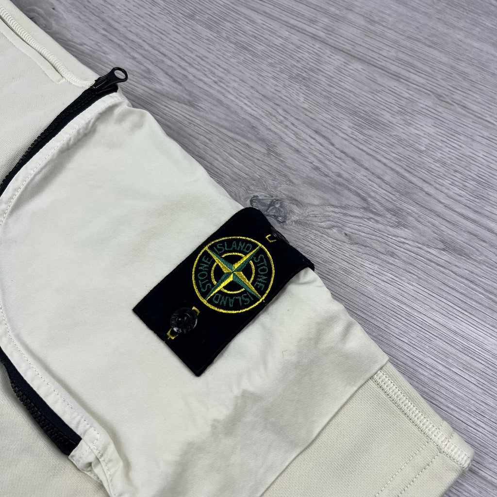 Stone Island Jersey Shorts - Oat