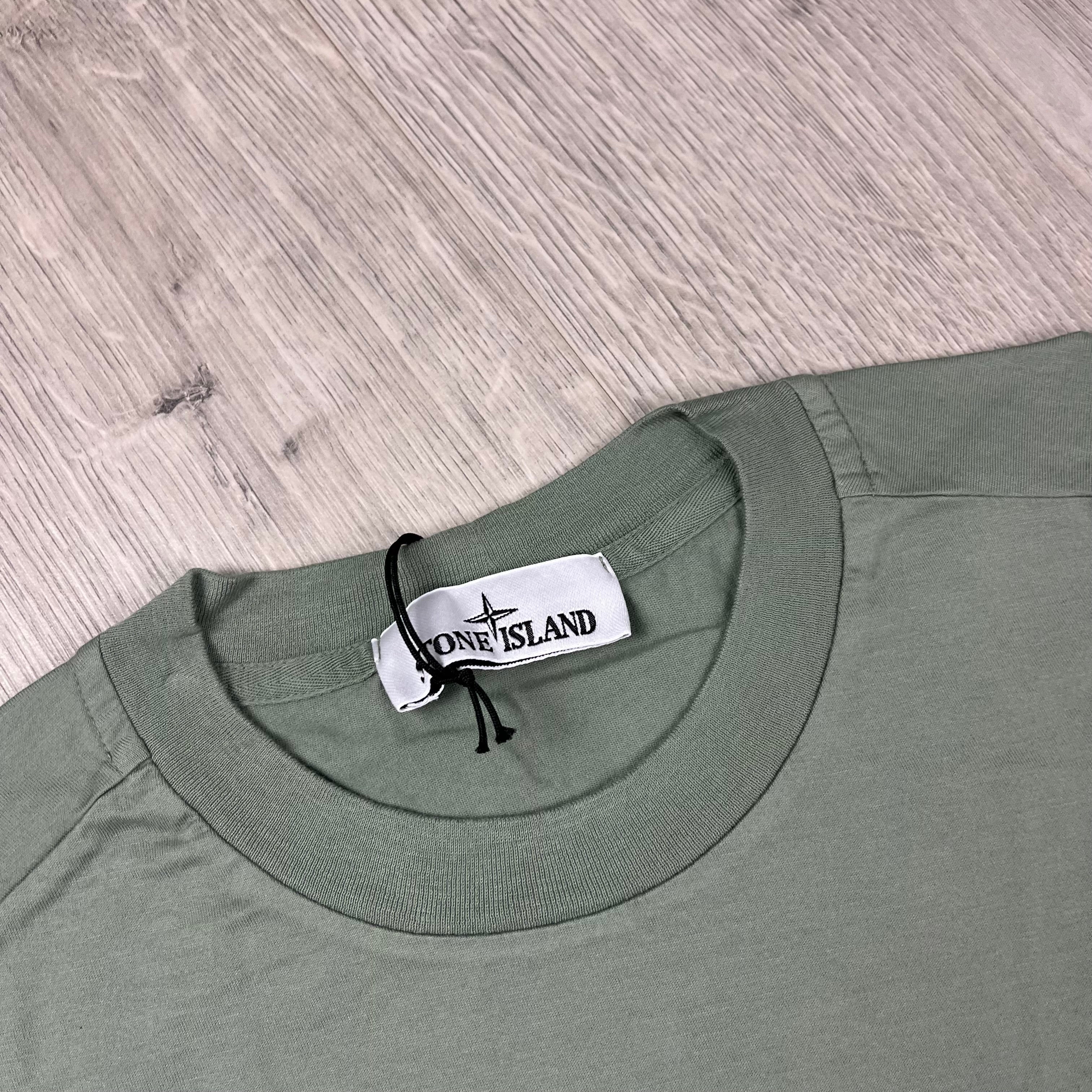 Stone Island Patch T-Shirt - Sage